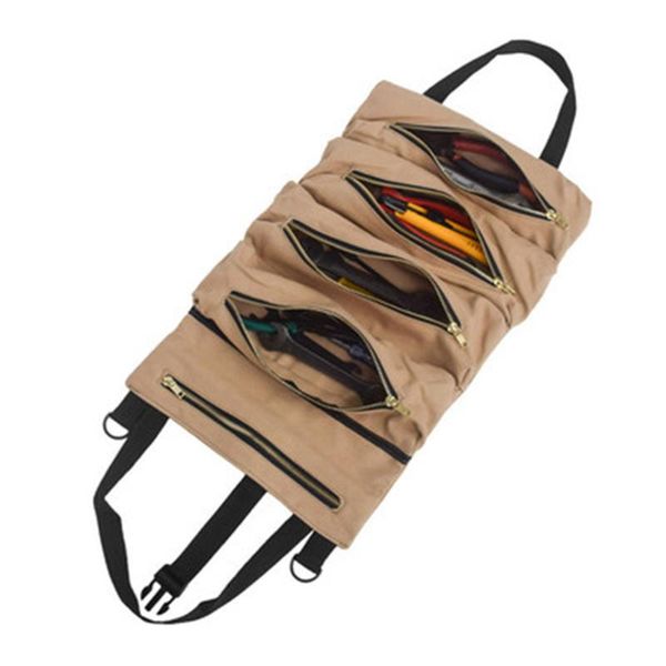 

storage bags faroot practical tool roll up bag wrench hanging zipper carrier tote organizer