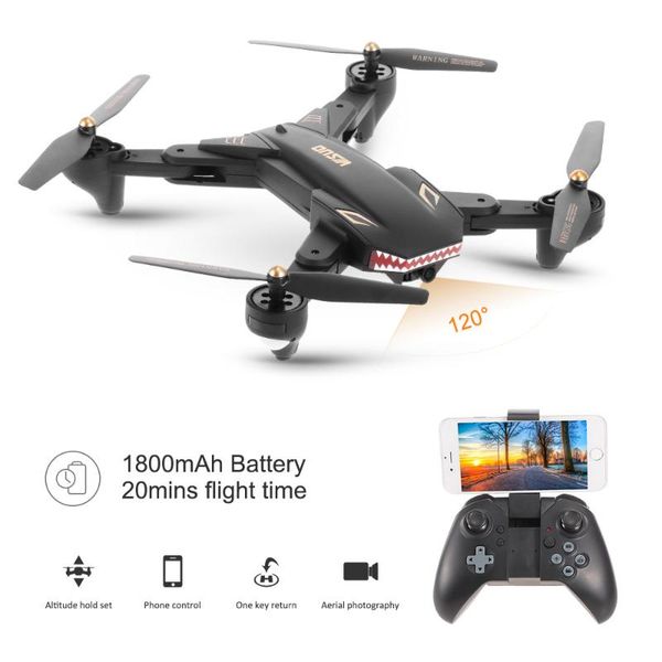

foldable selfie drone with wide angle 0.3mp/2mp hd camera quadcopter wifi fpv rc helicopter mini dron drones