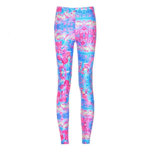 

women's leggings 2021 women blue pink oil painting print slim fit thin elastic polyester cos party pants casual trousers drop, Black