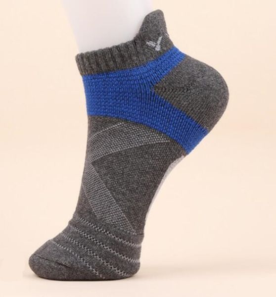 

badminton socks thickened sports towel bottom men women duck tongue sock mouth design fit for outdoor hiking running shock absorption sweat, Black