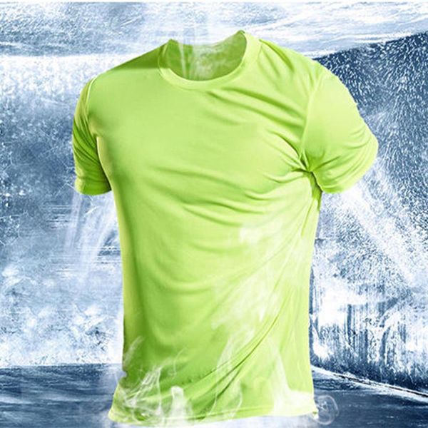 

men's t-shirts summer thin sports t shirt for men breathable camisetas quick dry oversized absorb sweat camiseta hombre tee tshirt, White;black