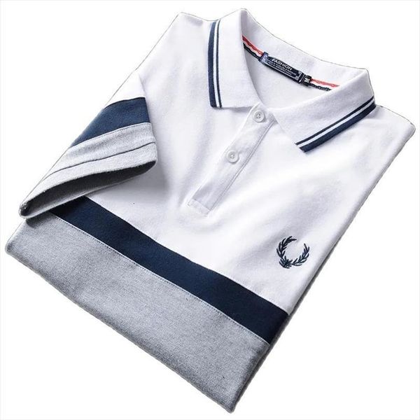 

wheat summer men polo short sleeve shirt male lapel compassion bottomming casual, White;black