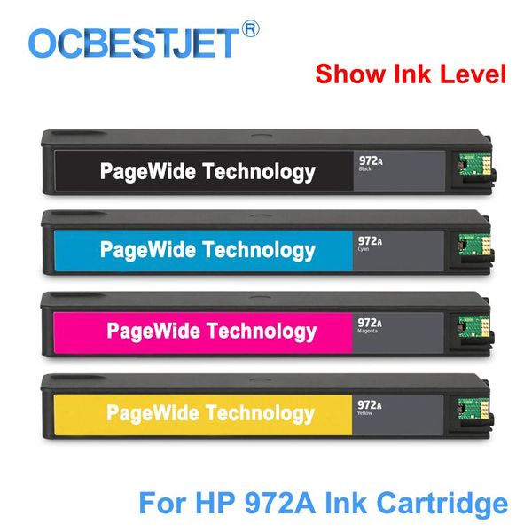 

[third party brand] for 972a 972 a replacement ink cartridge pagewide pro 352dw 452dn 452dw 377dw 477dn 477dw 577dw cartridges