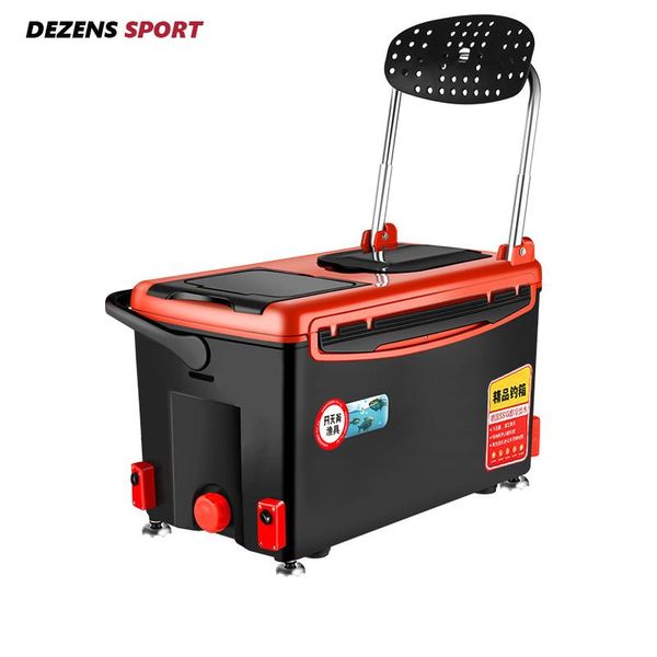 

hard 36 liter l fishing box portable lifting leg multifunctional wew live fish accessories