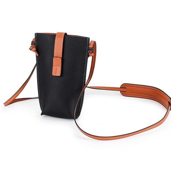 

purse real genuine leather women shoulder crossbody bags small handbag ladies hanging mobile cross body bag mini for phone, White