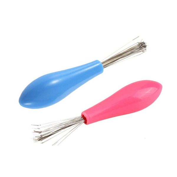 

comb hair brush cleaning cleaner remover handle tool (random color) brushes, Silver