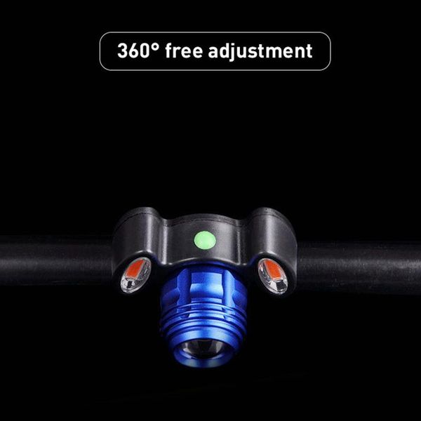 

modes bicycle front lamp usb recharger bike mtb strong light ipx6 waterproof lights