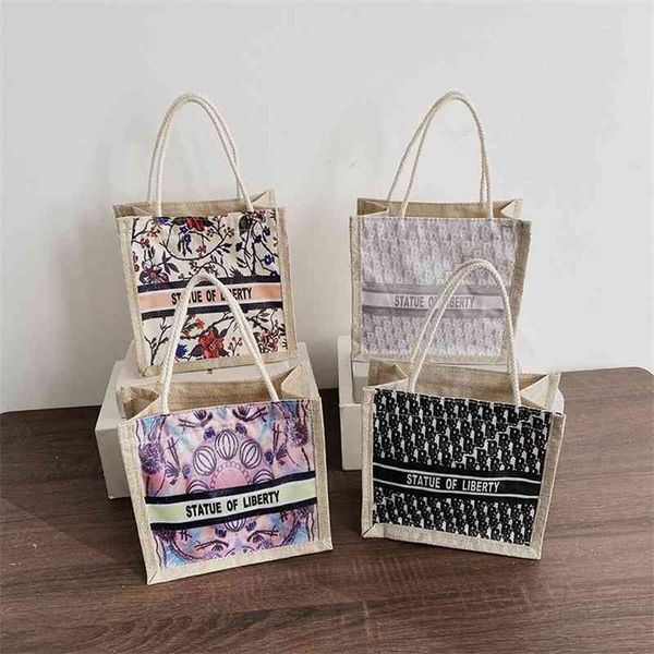 

one shoulder bag ins student handbag small fresh out canvas bag mini linen handbag 50% clearance sale