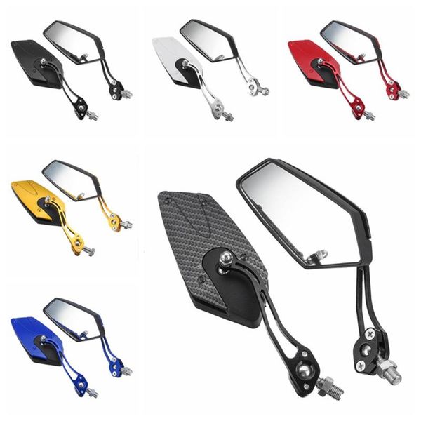 

motorcycle mirrors 1 pair 8mm universal motorbike rearview rotation rear view side back