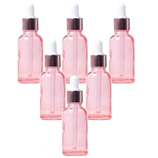 

storage bottles & jars 1 pcs empty glass dropper with pipette sample containers for essential oils perfume 5ml 10ml 15ml 20ml 30ml 50ml