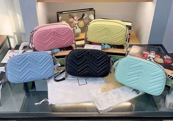 

designer women's single shoulder camera bag makaron series ~ wavy three-layer crossbody high-end goods in three sizes
