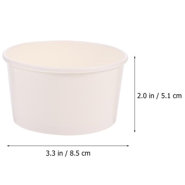 

disposable cups & straws 100pcs 3oz dessert ice cream jelly pudding