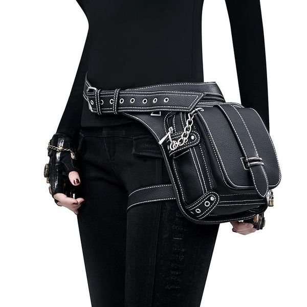 

waist bags inone women men vintage steampunk leg bag steam punk retro rock gothic goth shoulder packs victorian