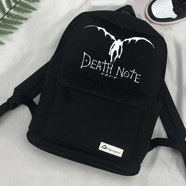 

death note mochilas school anime laptravel da moda men backpack