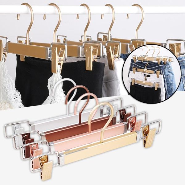 

hangers & racks aluminium trouser clip rotatable multi function portable no rust and fade hanger for towels baby clothes gloves-