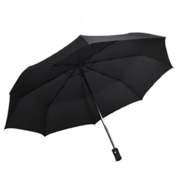 

umbrellas windproof travel waterproof parapluie three folding metal shaft pongee fabric paraguas compact women men