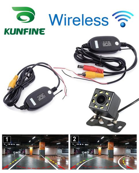

car rear view cameras& parking sensors universal ip68 wireless tracks ccd camera reverse backup reversing assistance 8 led night vision