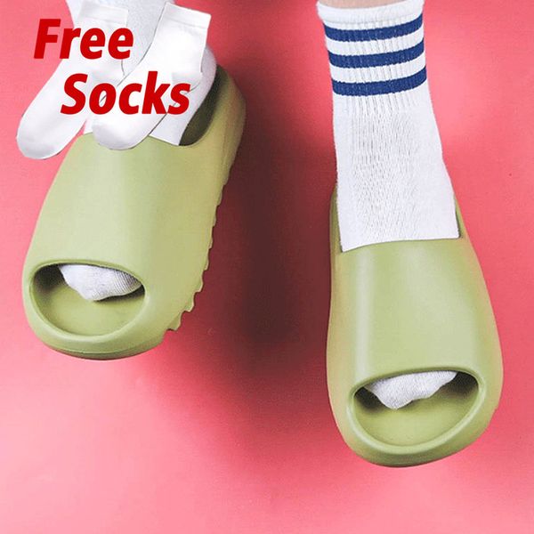 

yeesy foam runner slide women men slippers desert sand bone resin sandal bench sneakers yoga outdoor sports football basketball soccer a zru, Black