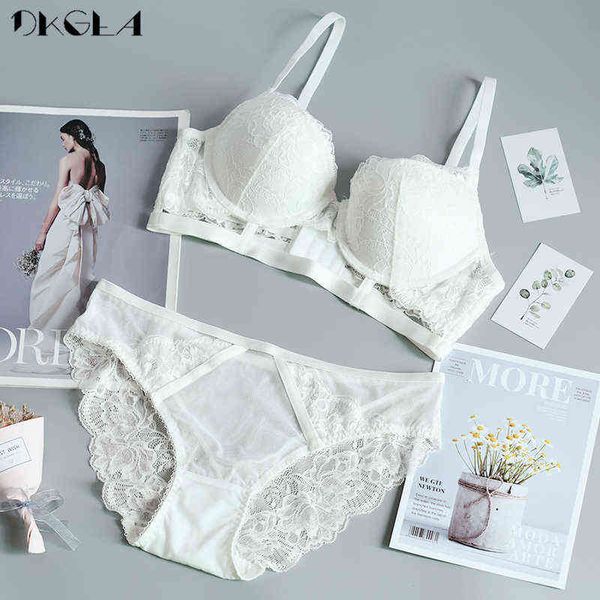 

nxy set white hollow underwear set plus size women bras thick deep v brassiere 3/4 cup embroidery lingerie lace bra push up 1129, Red;black