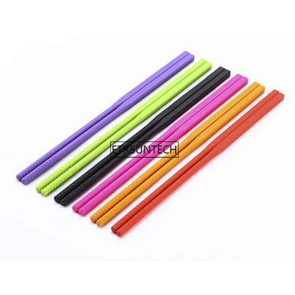 

chopsticks silicone for children japanese colorful grade convenient heat-resistant non-slip