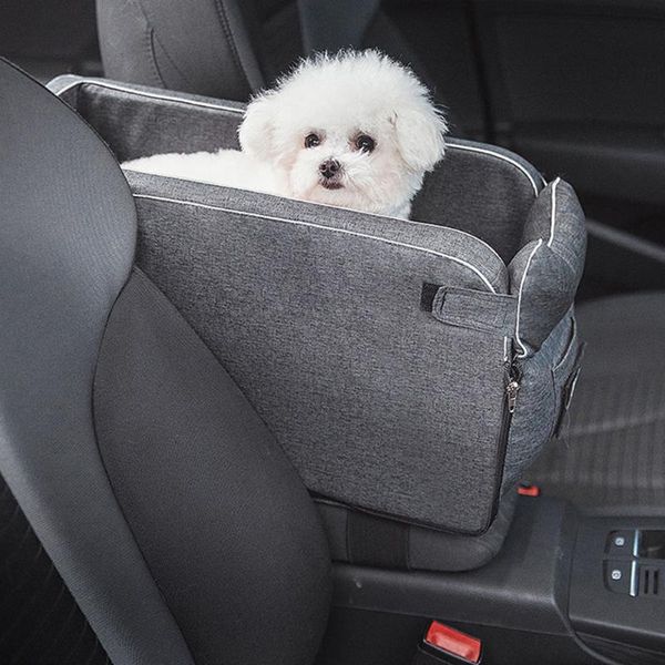 

dog car seat covers pet safety auto center console cat nest pad portable removable carrier bag puppy for automobile