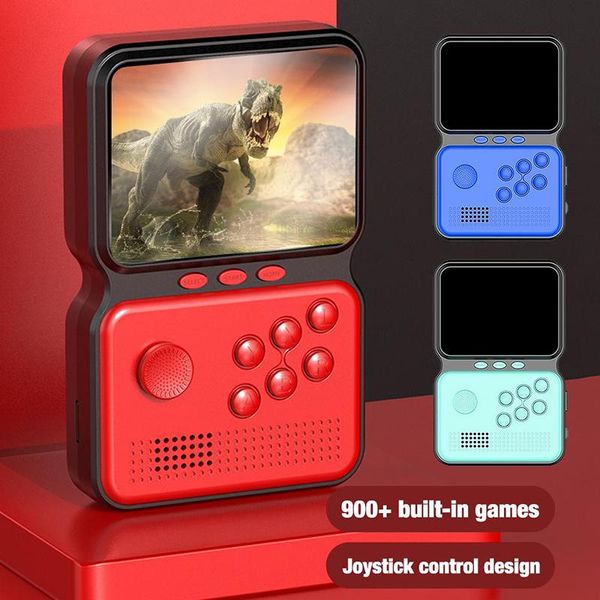 

game console handheld fighting upgrade 900 retro games 16-bits pocket joystick portable players
