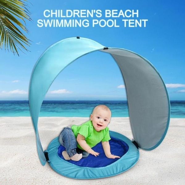 

tents and shelters baby beach tent up sunshade portable detachable uv protection shelter children's swimming pool outdoor play awning