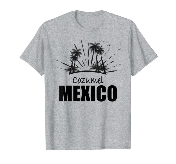 

cozumel mexico souvenir gift shirt for spring break, White;black