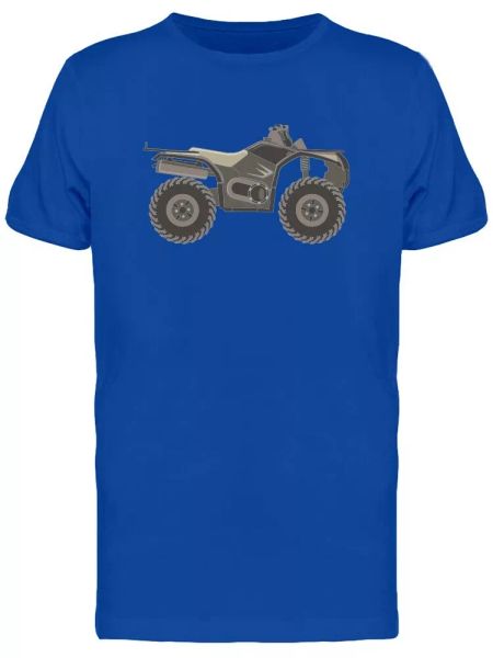 

retro atv motorcycle men's tee -image by shutterstock, White;black