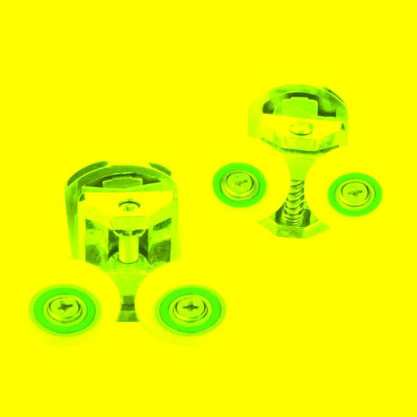 

pair of 25mm replacement sliding shower door bottom rollers runner wheels other hardware