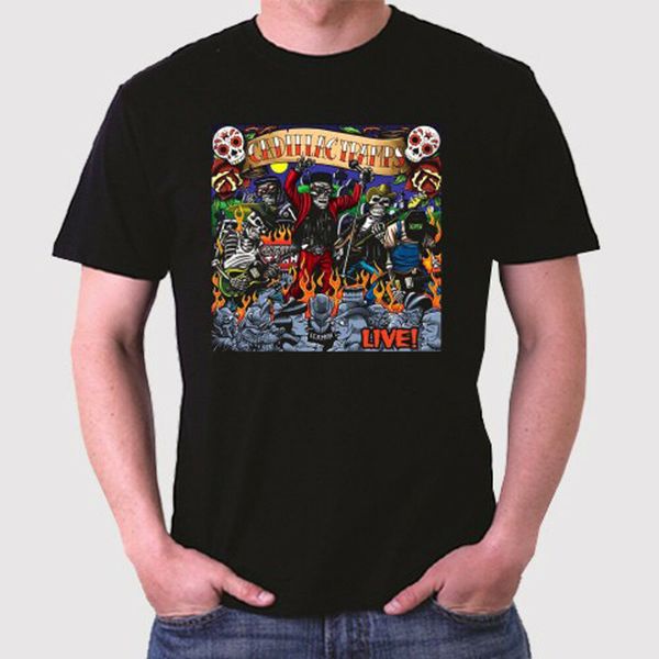 

Hoodoo Guru - Cadillac Tramps Men's Black T-Shirt Size S to 3XL, White;black