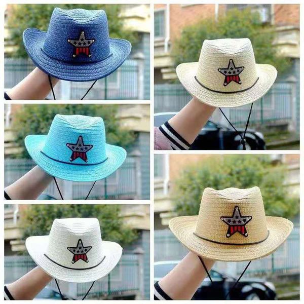 

summer parent-child cartoon animation sunscreen breathable children's hat roll along the sun, Yellow