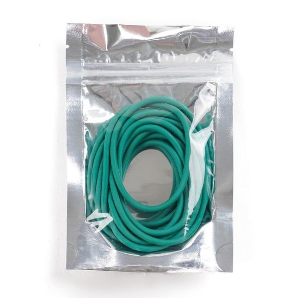 

3/6/10/20/50m solid core pole elastic green diameter 3.2mm natural latex retention rope 7 times stretch factor fishing lines braid line