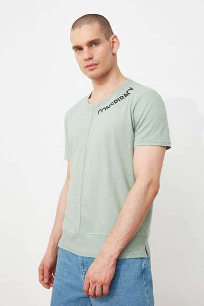 

men's t-shirts trendyol male t-shirt tmnss21ts2506, White;black