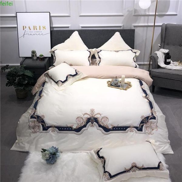 

bedding sets egyptian cotton luxury europe set  king bed sheet linens oriental embroidery duvet cover pillowcase
