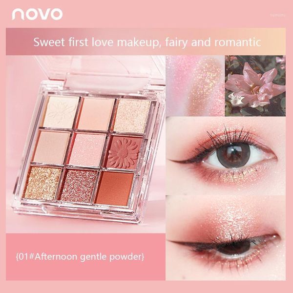 

pcs floral color mousse eye shadow palette long lasting waterproof no smudge 9 colors makeup beauty cosmetics tslm11