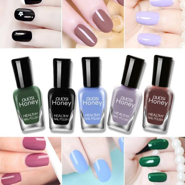 

nail art kits fashion polish diy 8ml water based waterproof lasting breathable peelable varnish decorations