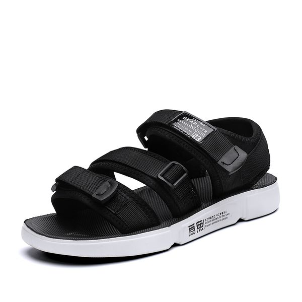

men's women's summer sandals lady gentlemen sandy beach shoes children luxurys designers slippers men women, Black