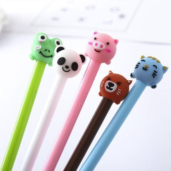 

gel pens 1pcs animal shape pen diy office stationery and school supplies smooth writing black ink 0.5mm