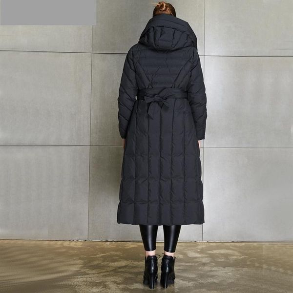 

Women's Down & Parkas European Style Winter Women Coat Jacket 80% Duck Lady Outerwear Coats Plus Size LF9139 YQOM, Black