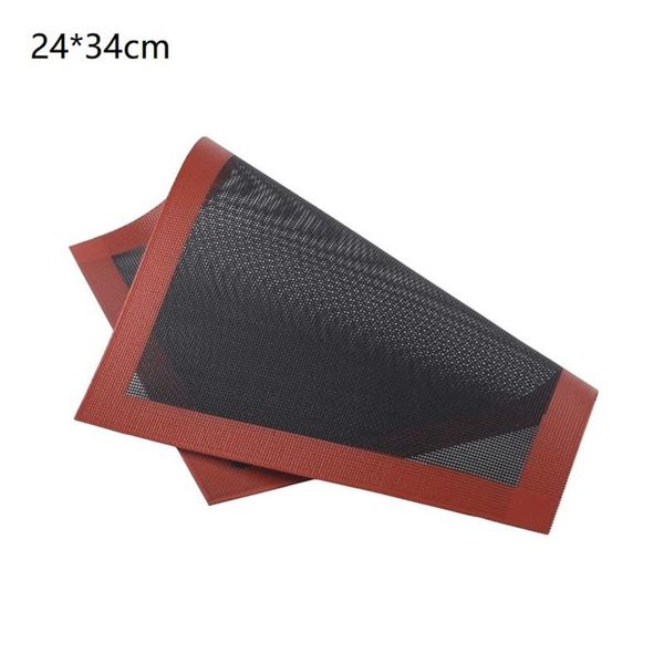 

24x34cm perforated silicone baking mat non-stick oven sheet liner for cookie /bread/ macaroon/biscuits bakeware rolling pins & pastry boards