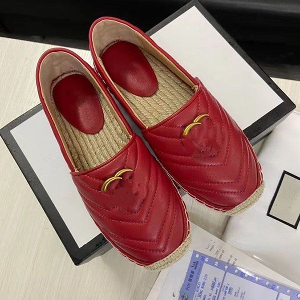 

High quality Brand designer espadrilles genuine leather Thick soles canvas shoes women's Platform fashion flats Plus Size35-41 MJP002