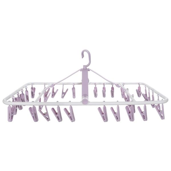 

hangers & racks laundry socks drying hanger rack with 32 clips towels hat clothes