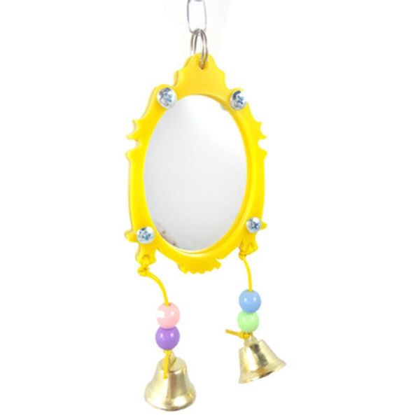 

other bird supplies funny parrot parakeet hanging mirror play toy cage decor pet