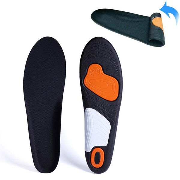 

shoes materials ortic shoe insoles comfort gel for men women plantar fasciitis inserts with arch support relieve flat feet foot pain, Black