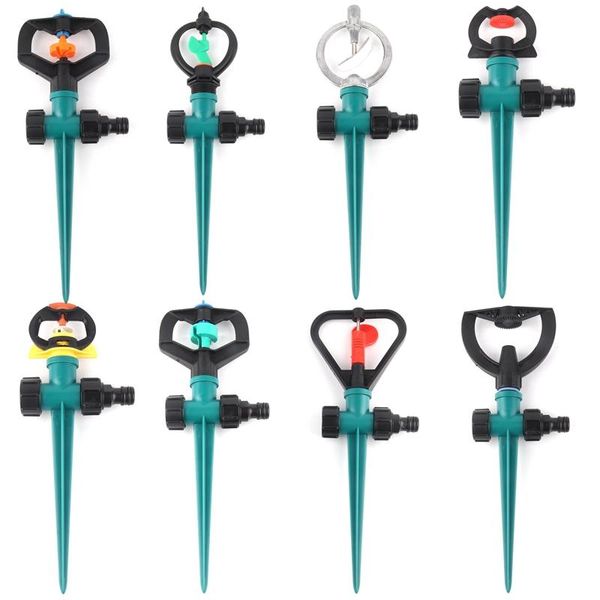 

watering equipments 1pcs irrigation spray nozzle 360 rotary greenhouse drip sprinkler 1/2'' 3/4'' male thread garden