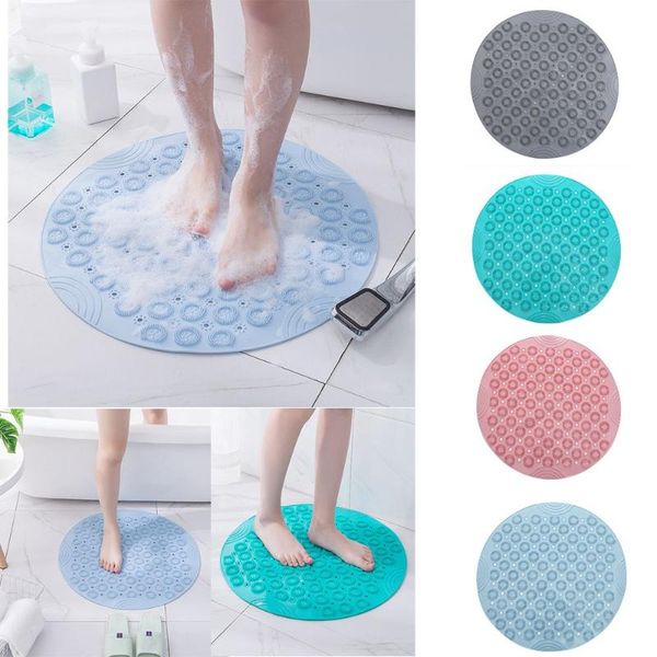 

bath mats household rug bathtub bathroom accessories shower pad mat round with suction cup