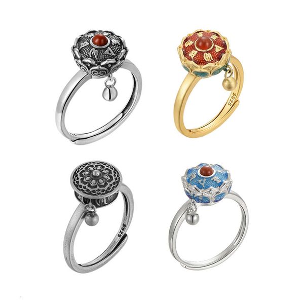 

s925 silver taiketai warping ring lovers'