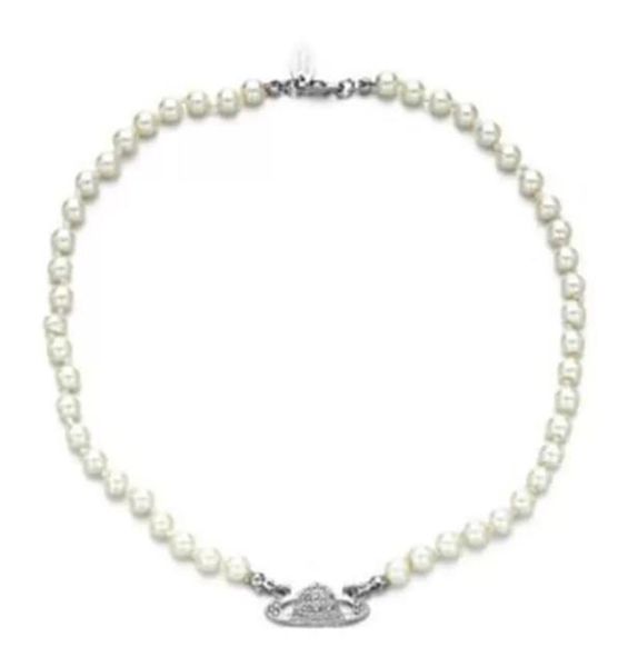 Mode Crystal Pearl Halskette Schlüsselbein Kette Perlen Halskette Barock Choker für Frauen Party Schmuck Geschenk