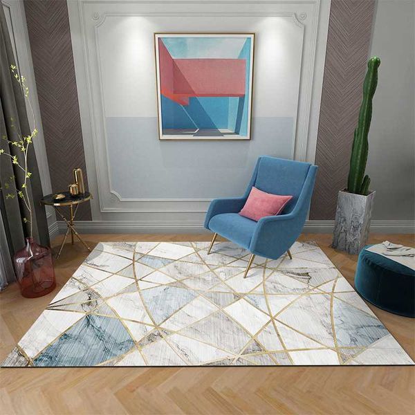

carpets geometric pattern for living room modern home decoration anti-slip large area rug bedroom washable printed floor mat